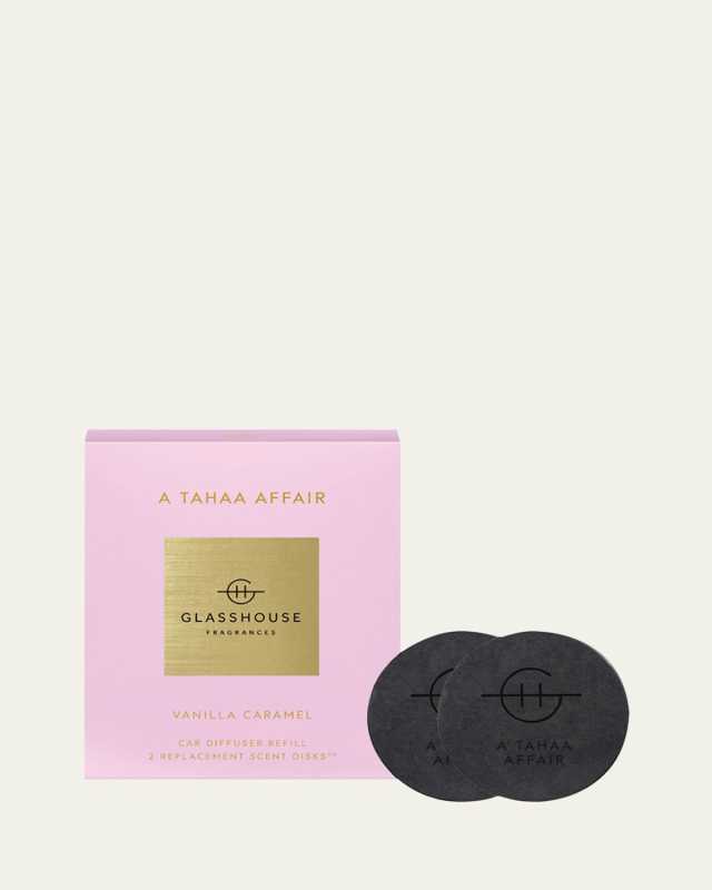 A Tahaa Affair Car Diffuser Replacement Scent Disks, Set of 2